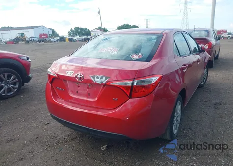 2014 Toyota Corolla Le from USA, damaged, VIN 2T1BURHE5EC109584